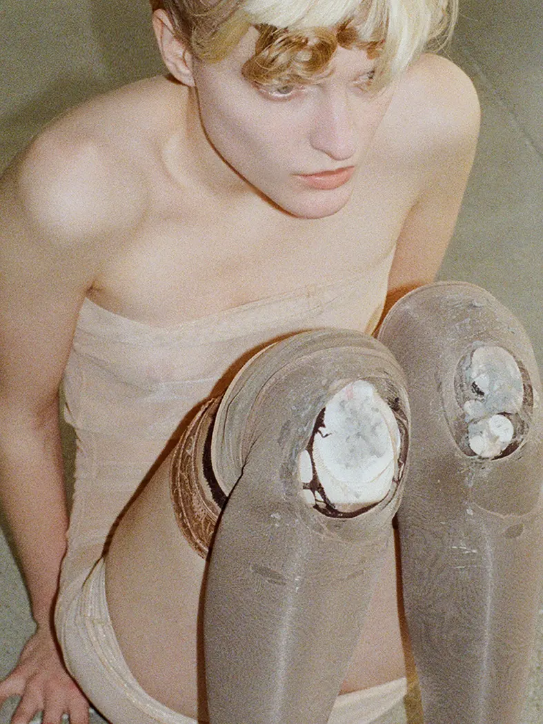 Vogue Portugal story photographed by Yulia Plakhotnikova, makeup and hair by Anastasiia Babii