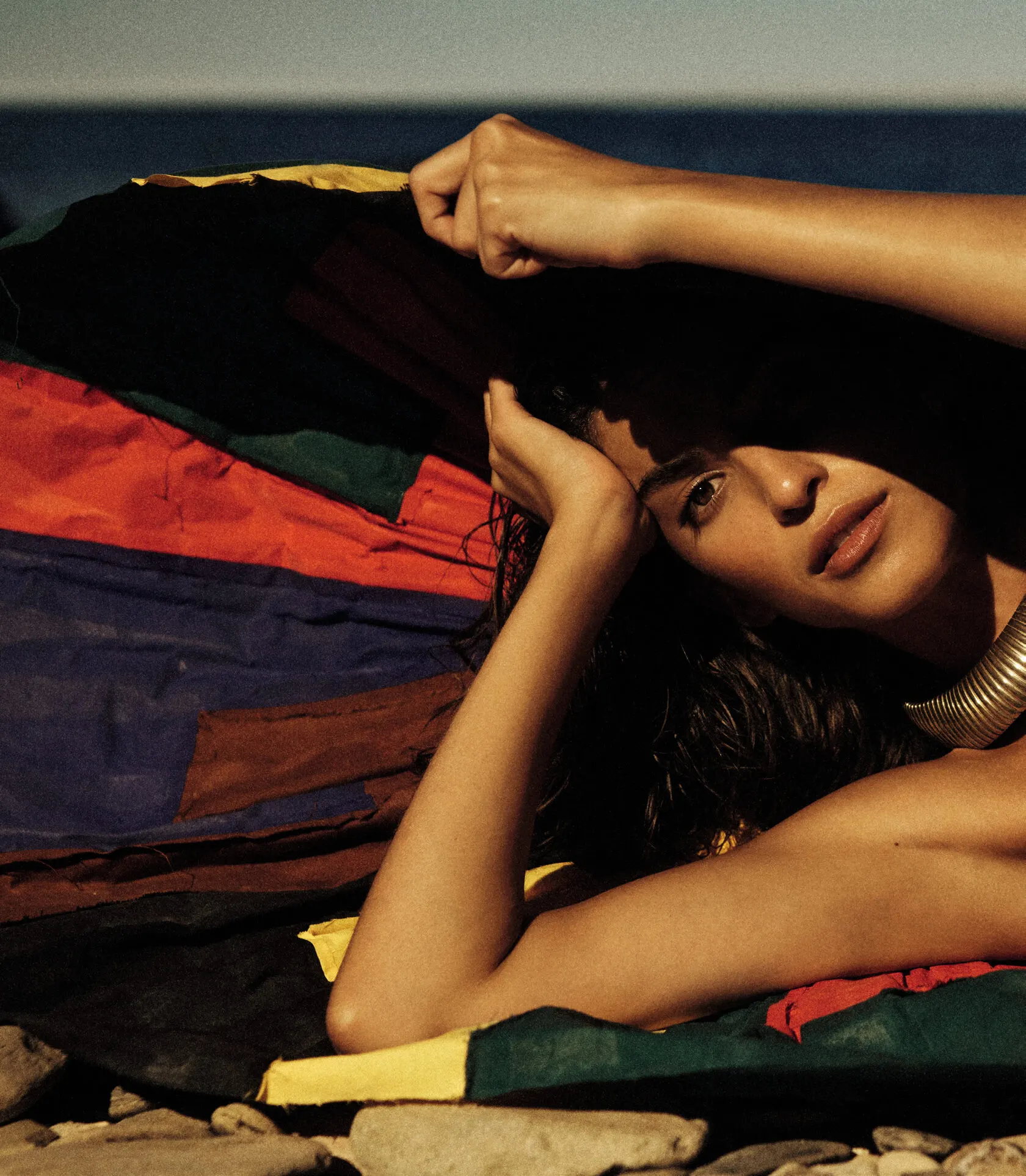 D la Repubblica story photographed by Lachlan Bailey, makeup and hair by Anastasiia Babii