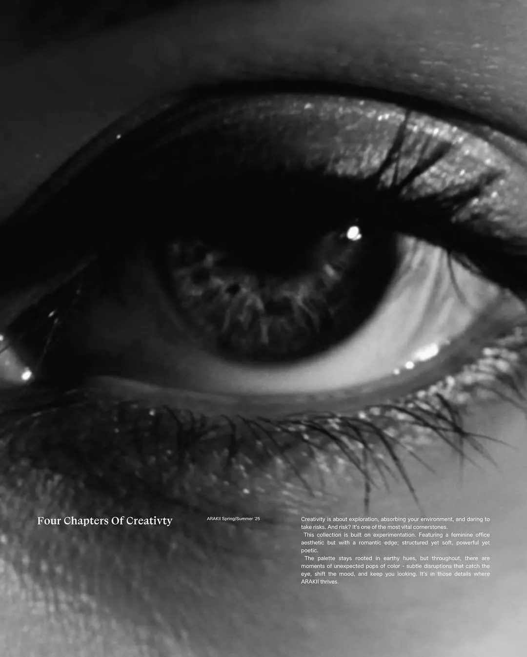Arakii story photographed by Paul Morel, makeup and hair by Anastasiia Babii