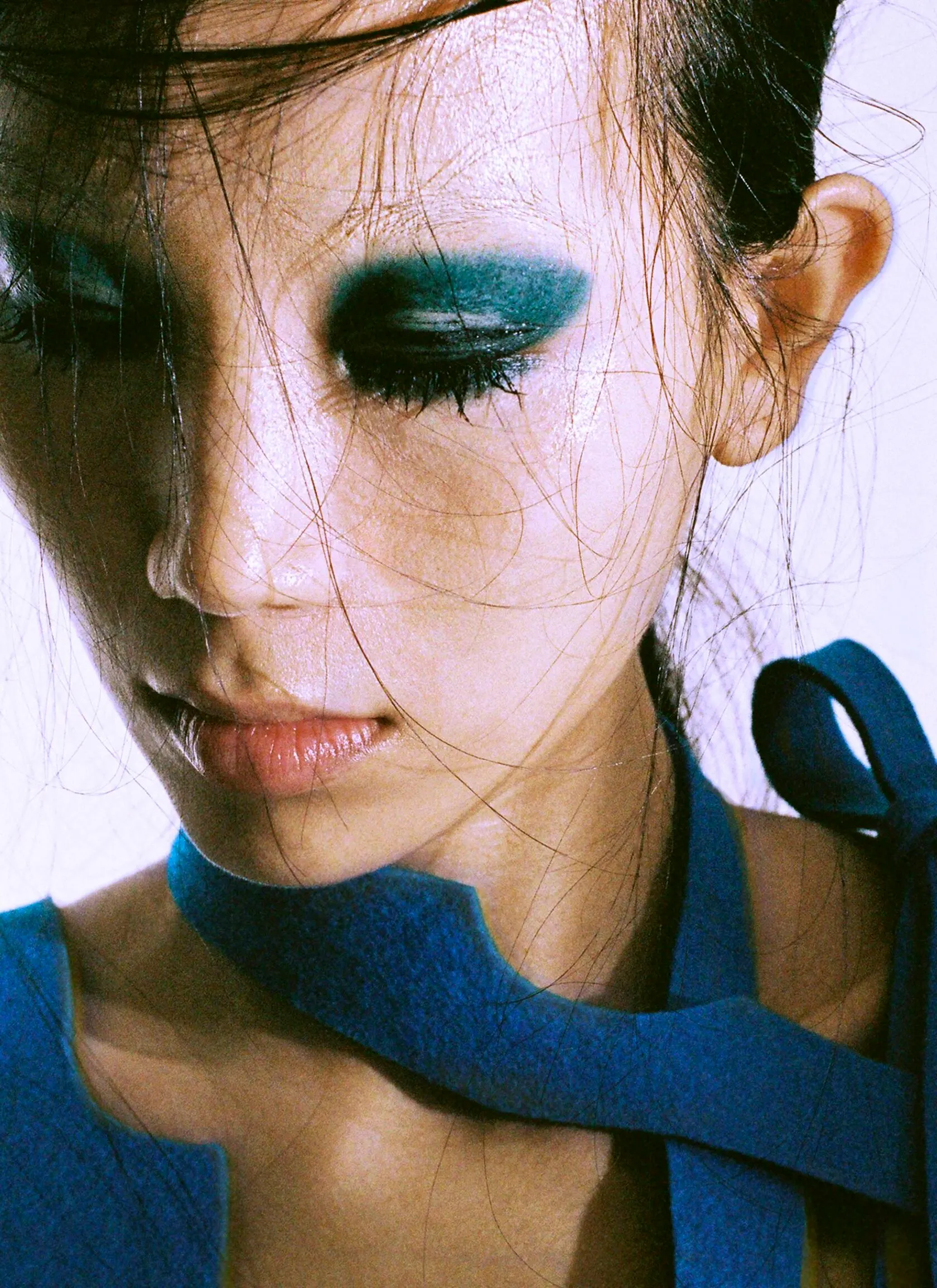 Dazed beauty story photographed by Yulia Plakhotnikova, makeup and hair by Anastasiia Babii