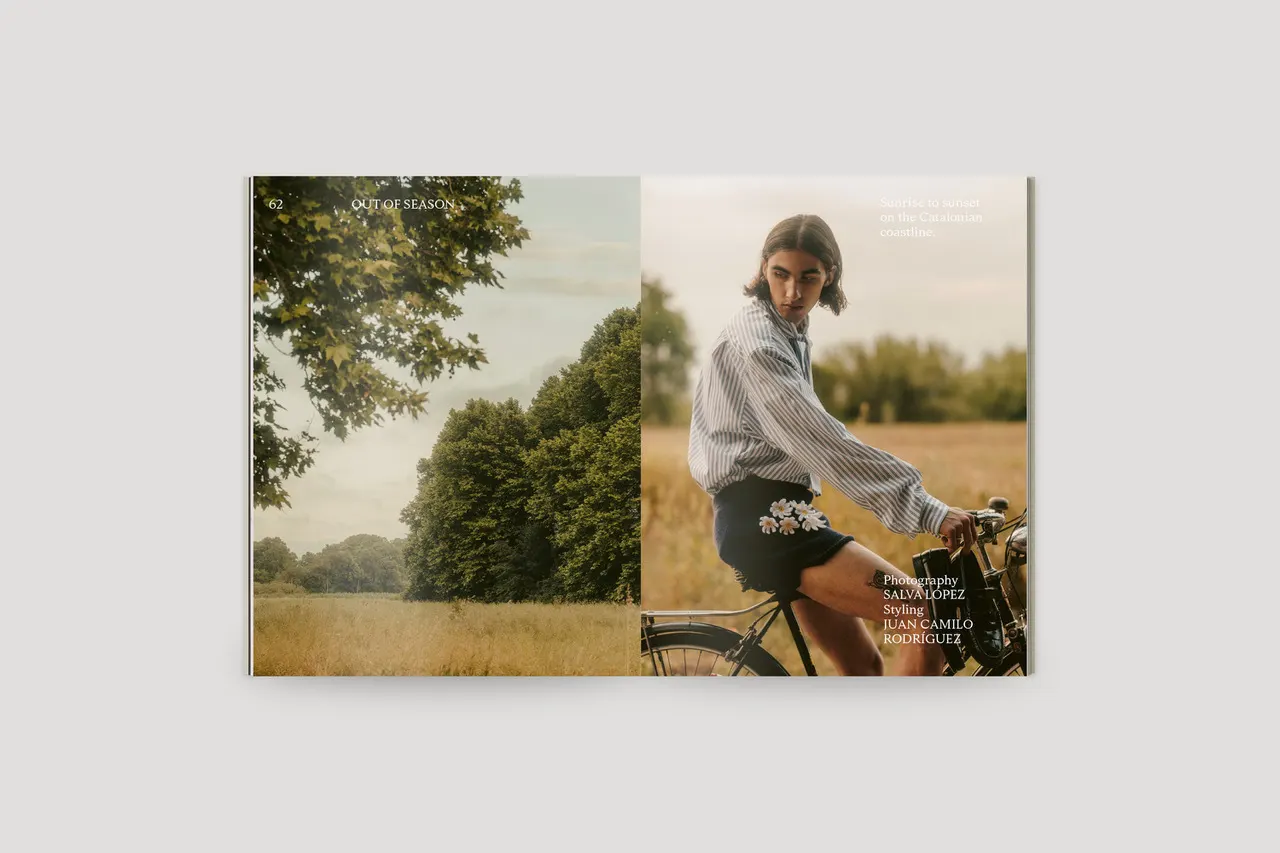 Kinfolk story photographed by Salva Lopez, makeup and hair by Anastasiia Babii