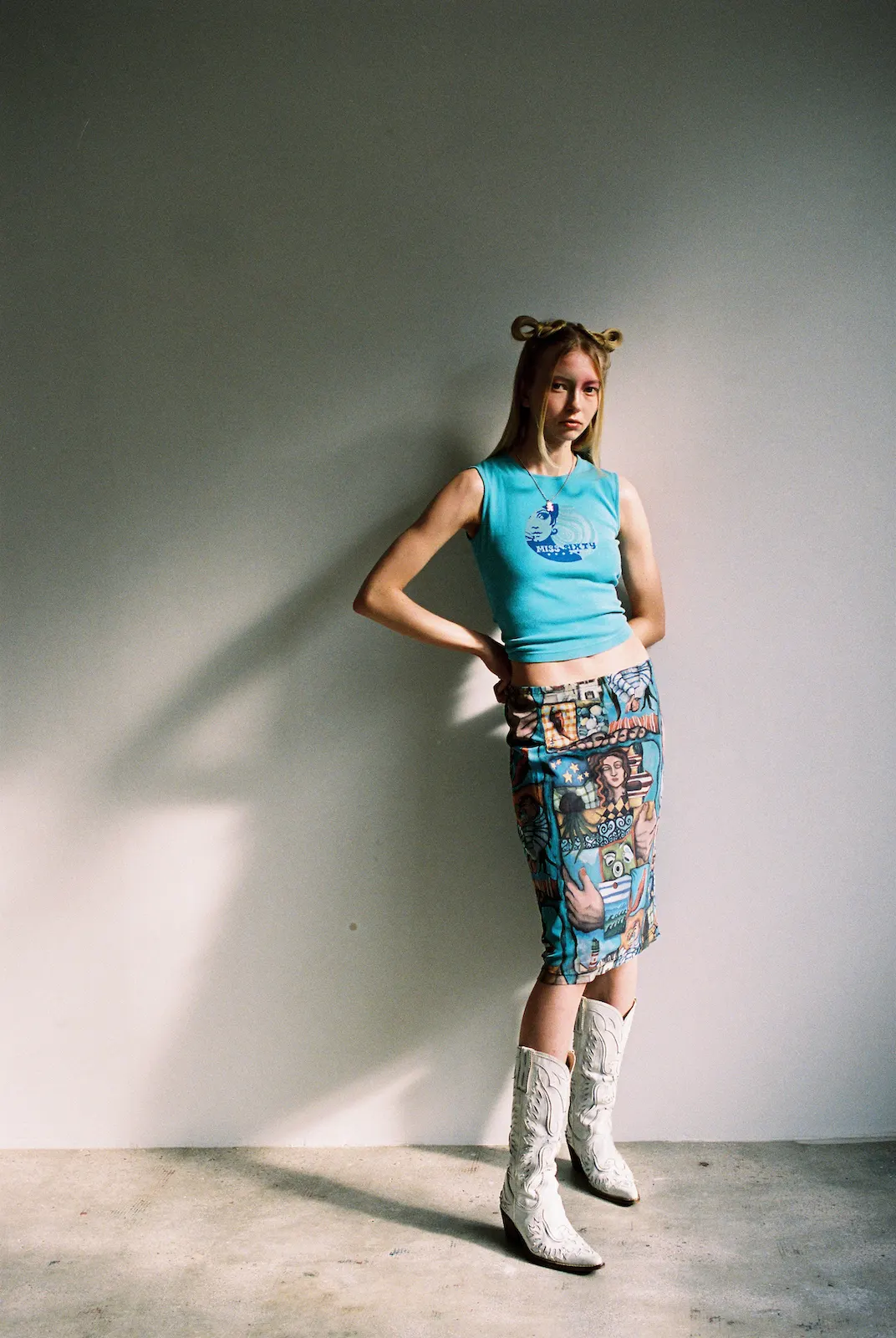 Sicky Magazine story photographed by Isaac Calpe, makeup and hair by Anastasiia Babii