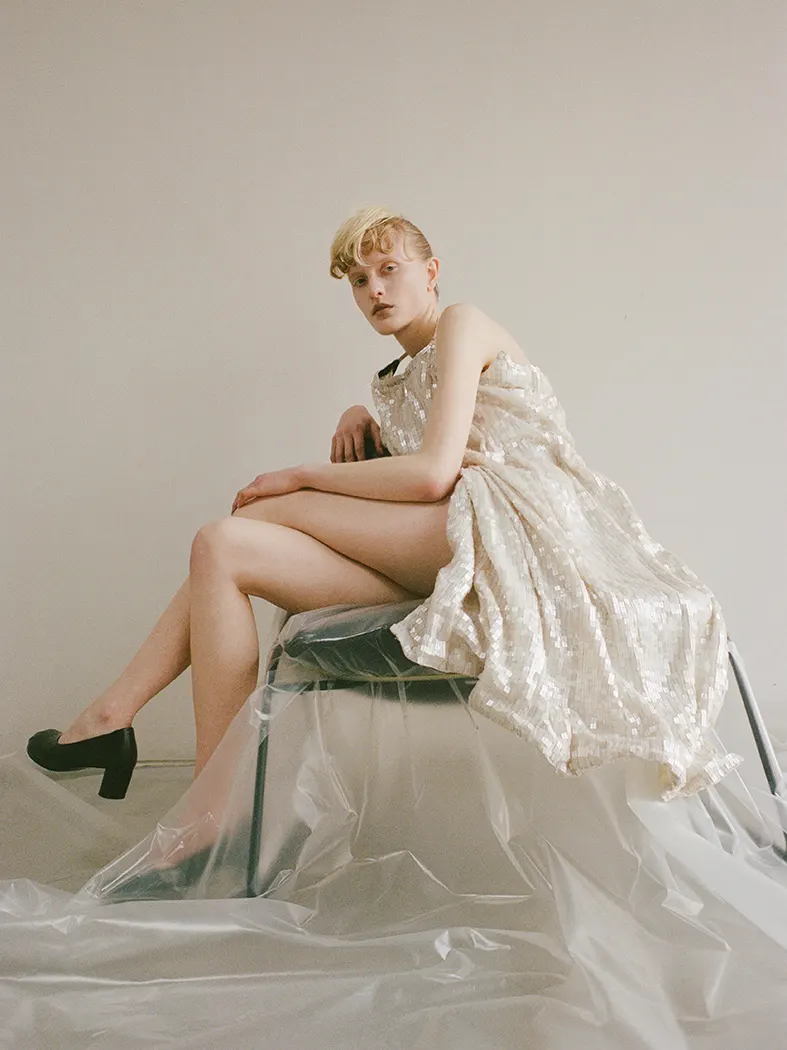 Vogue Portugal story photographed by Yulia Plakhotnikova, makeup and hair by Anastasiia Babii