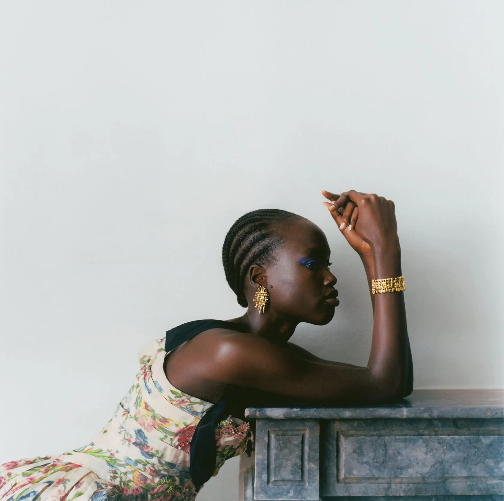 Christian Lacroix story photographed by Javier Castan, makeup and hair by Anastasiia Babii