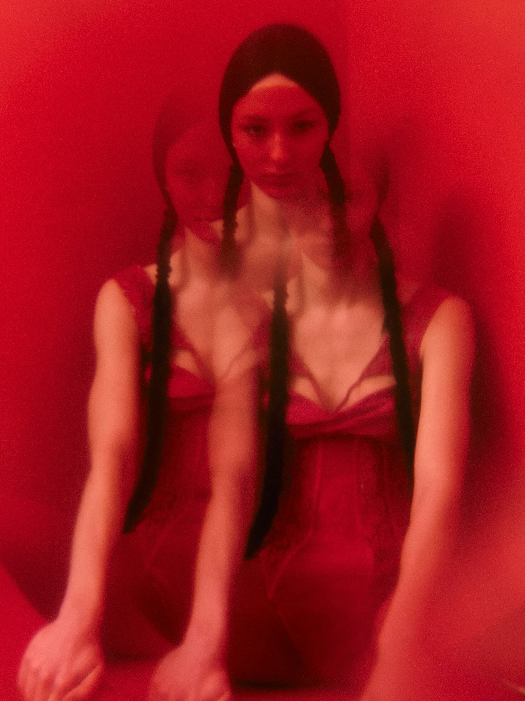 Overdue Magazine story photographed by Leo Tornev, makeup and hair by Anastasiia Babii