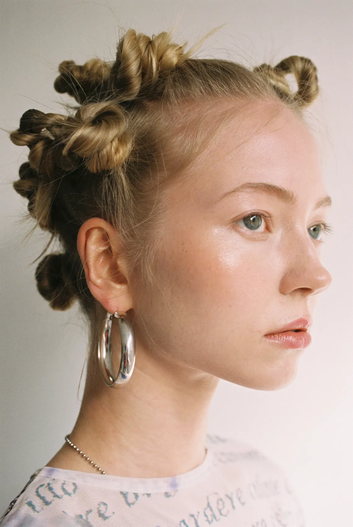 Sicky Magazine story photographed by Isaac Calpe, makeup and hair by Anastasiia Babii