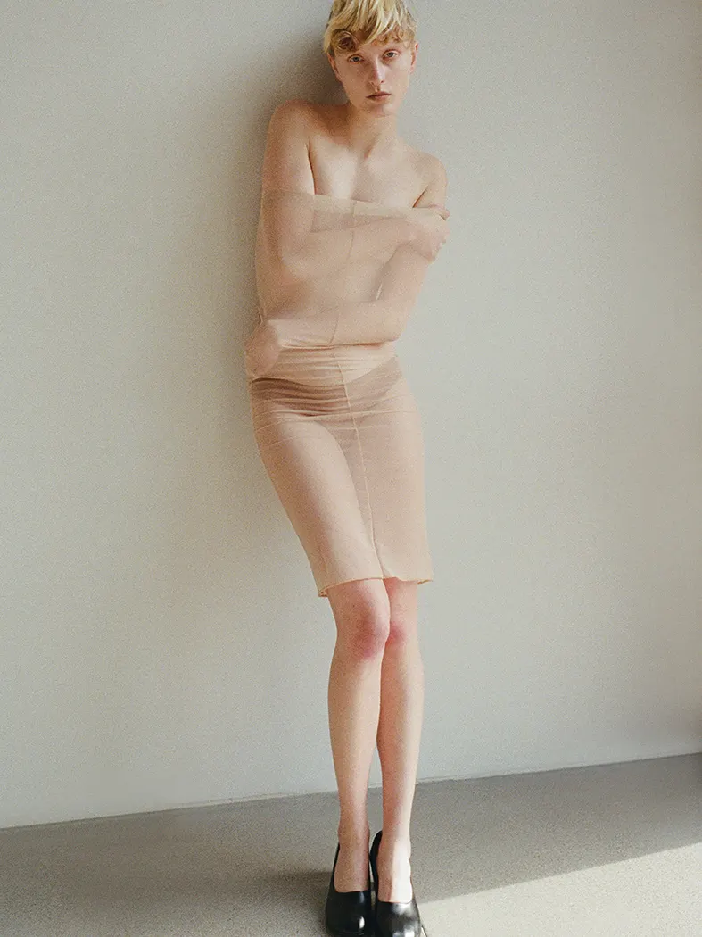 Vogue Portugal story photographed by Yulia Plakhotnikova, makeup and hair by Anastasiia Babii
