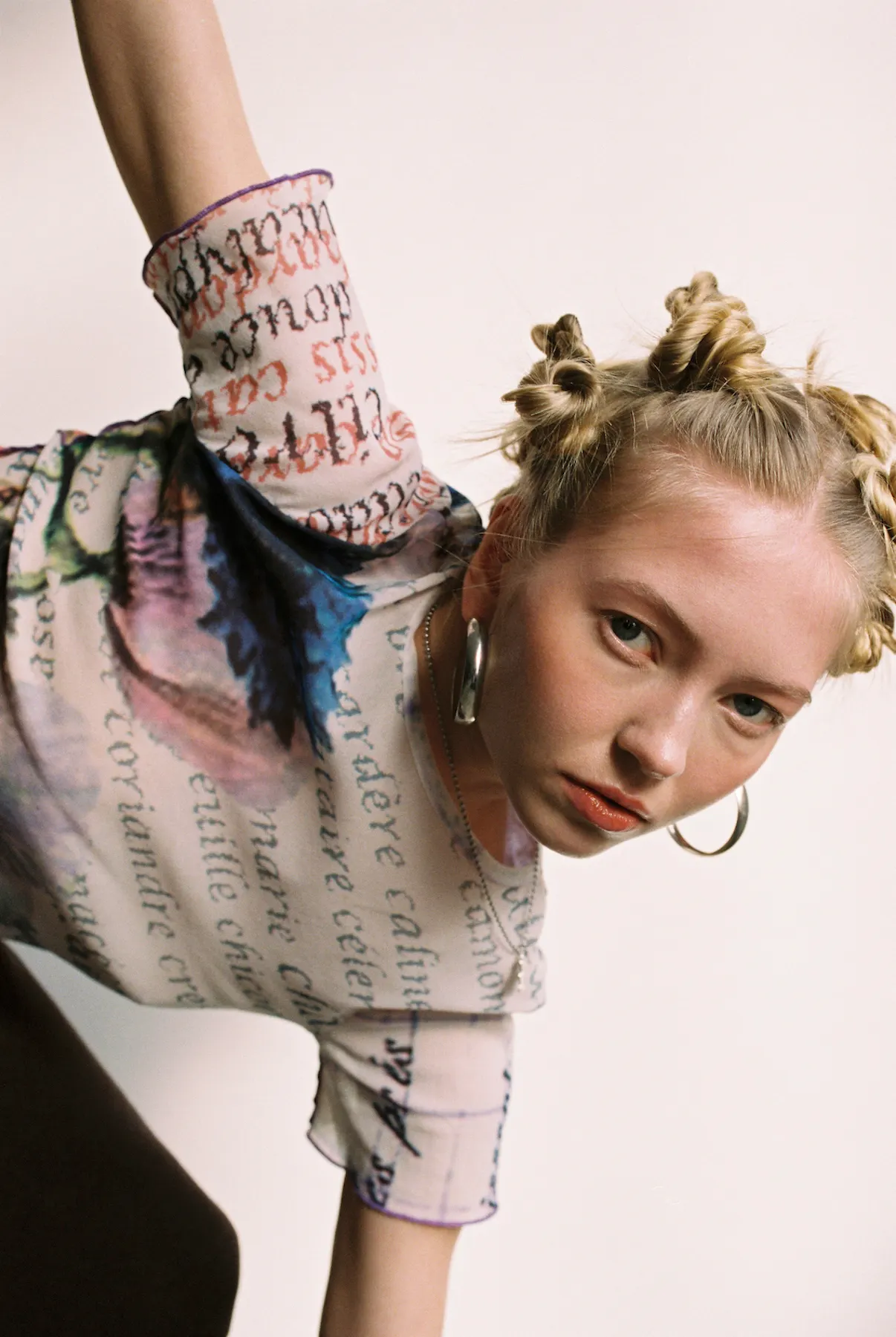 Sicky Magazine story photographed by Isaac Calpe, makeup and hair by Anastasiia Babii