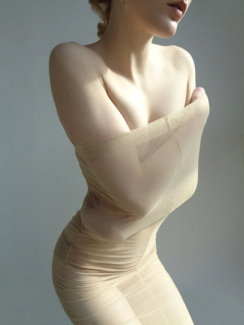 Vogue Portugal story photographed by Yulia Plakhotnikova, makeup and hair by Anastasiia Babii