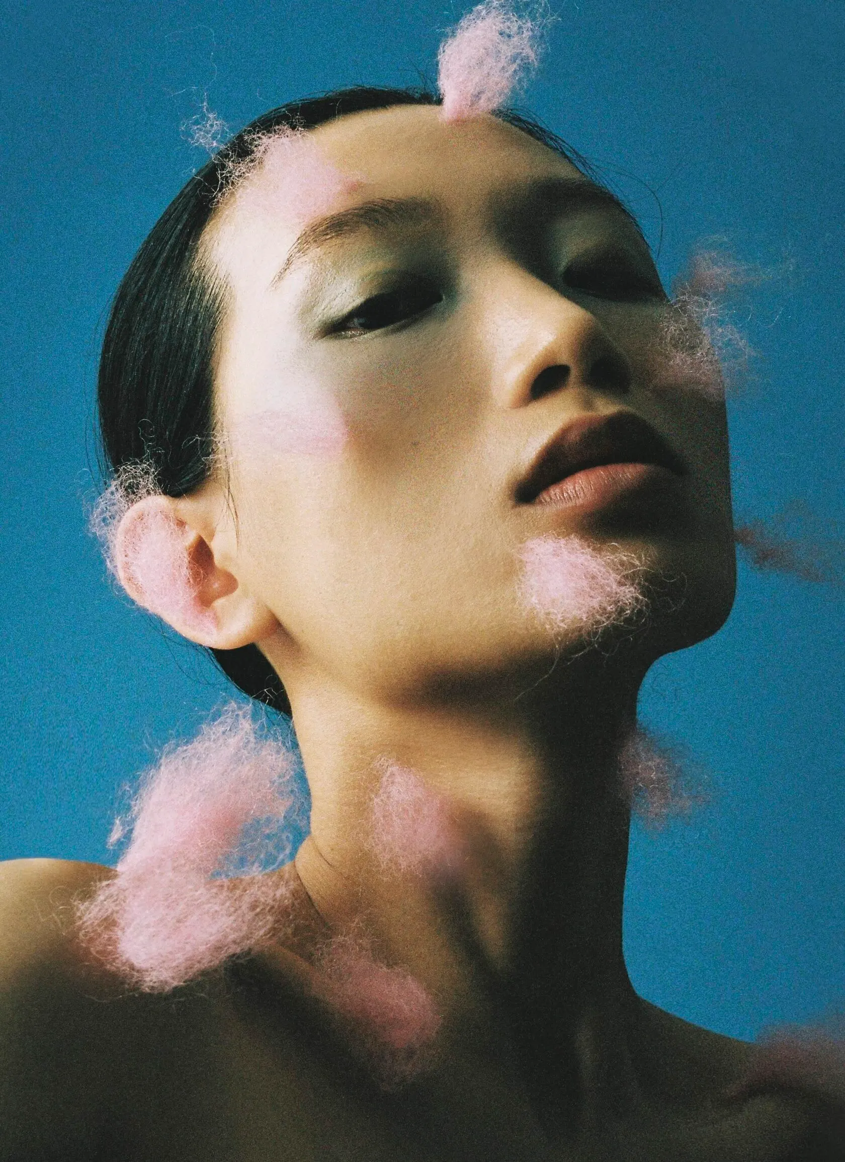 Dazed beauty story photographed by Yulia Plakhotnikova, makeup and hair by Anastasiia Babii