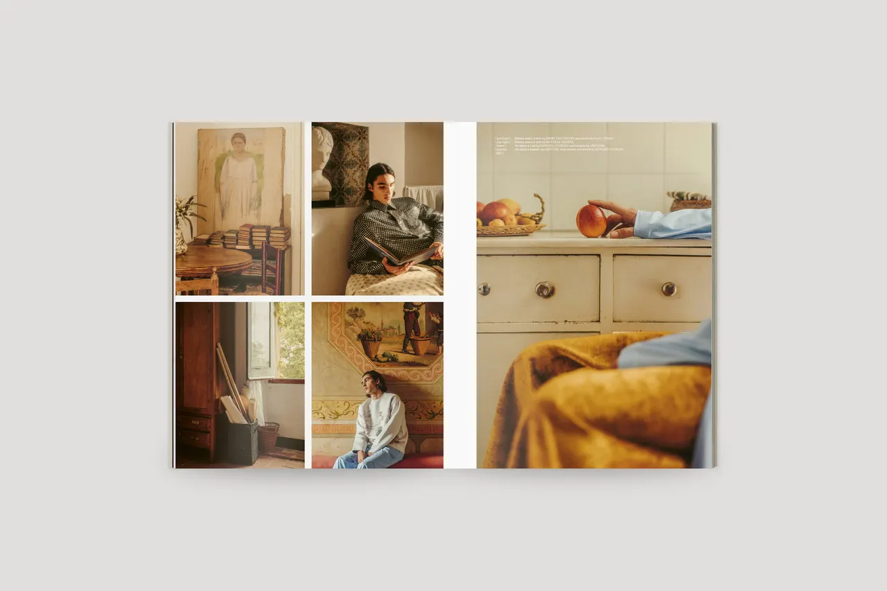 Kinfolk story photographed by Salva Lopez, makeup and hair by Anastasiia Babii