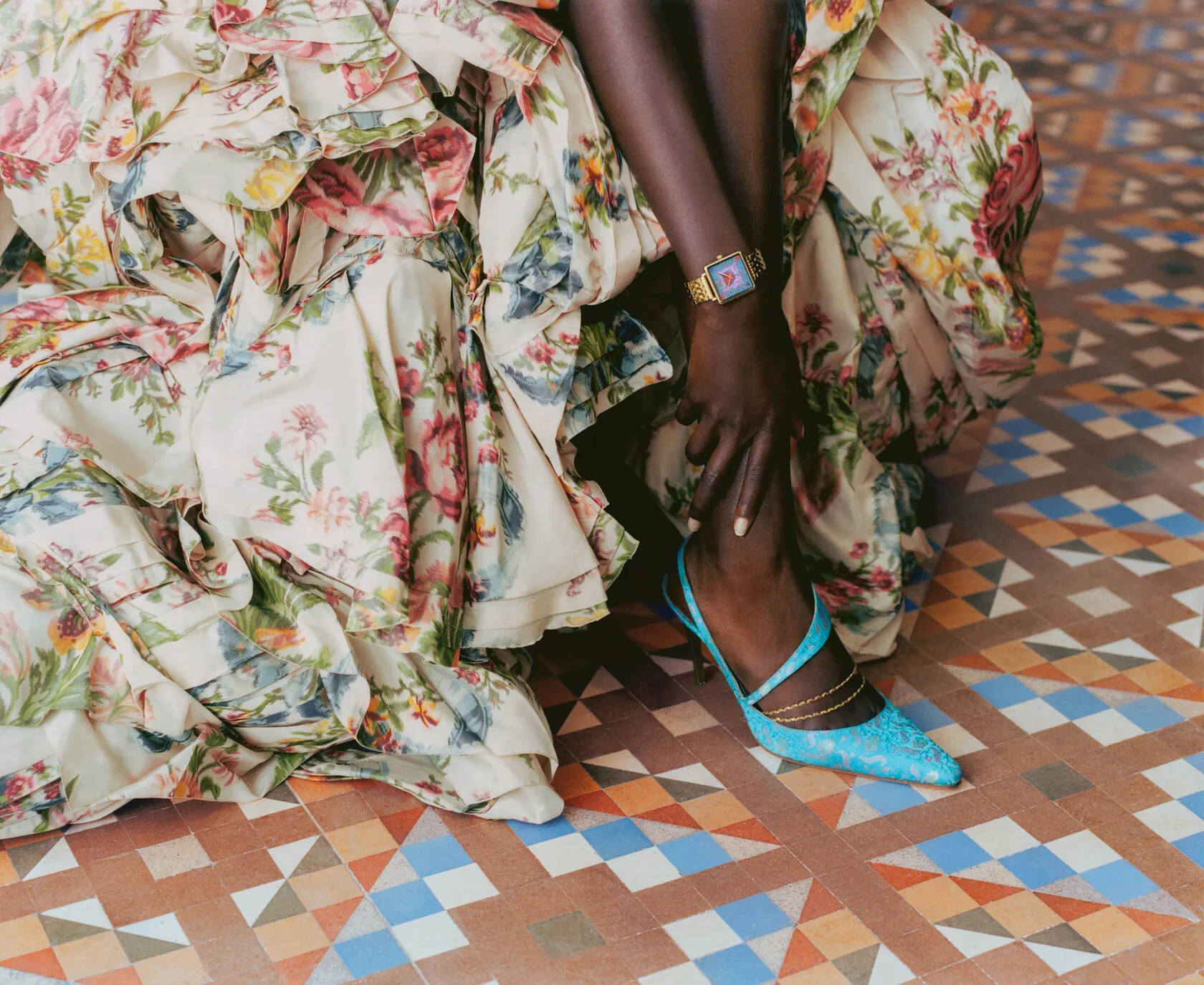 Christian Lacroix story photographed by Javier Castan, makeup and hair by Anastasiia Babii