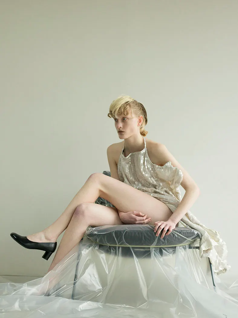 Vogue Portugal story photographed by Yulia Plakhotnikova, makeup and hair by Anastasiia Babii