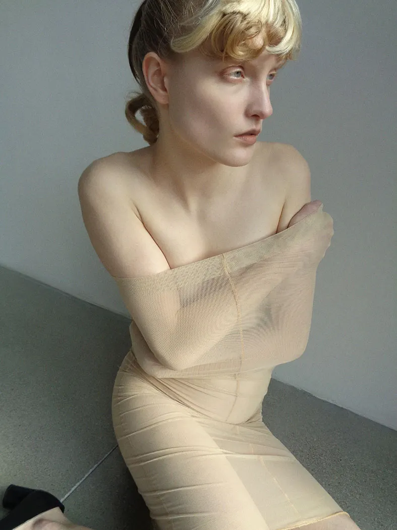Vogue Portugal story photographed by Yulia Plakhotnikova, makeup and hair by Anastasiia Babii