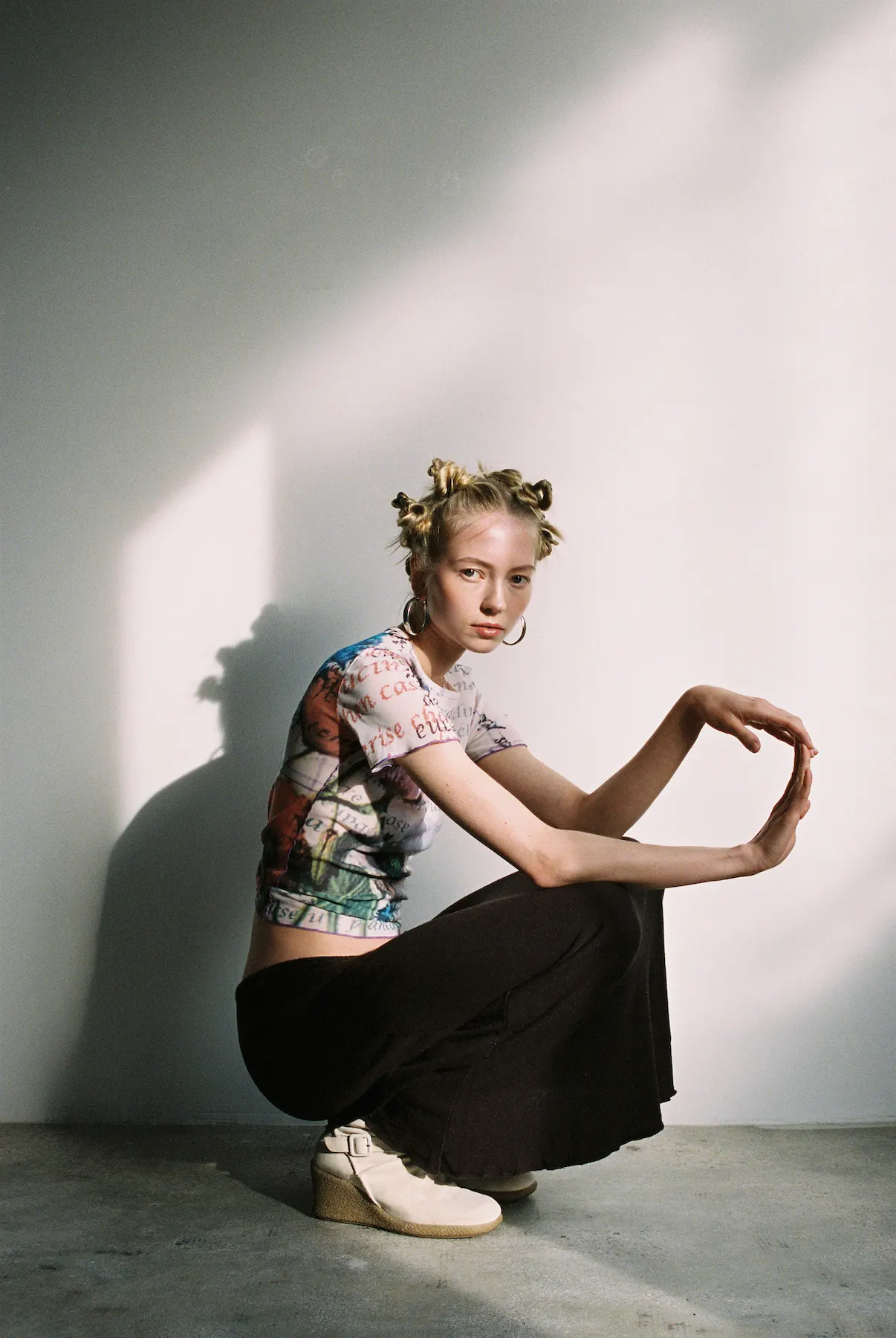 Sicky Magazine story photographed by Isaac Calpe, makeup and hair by Anastasiia Babii