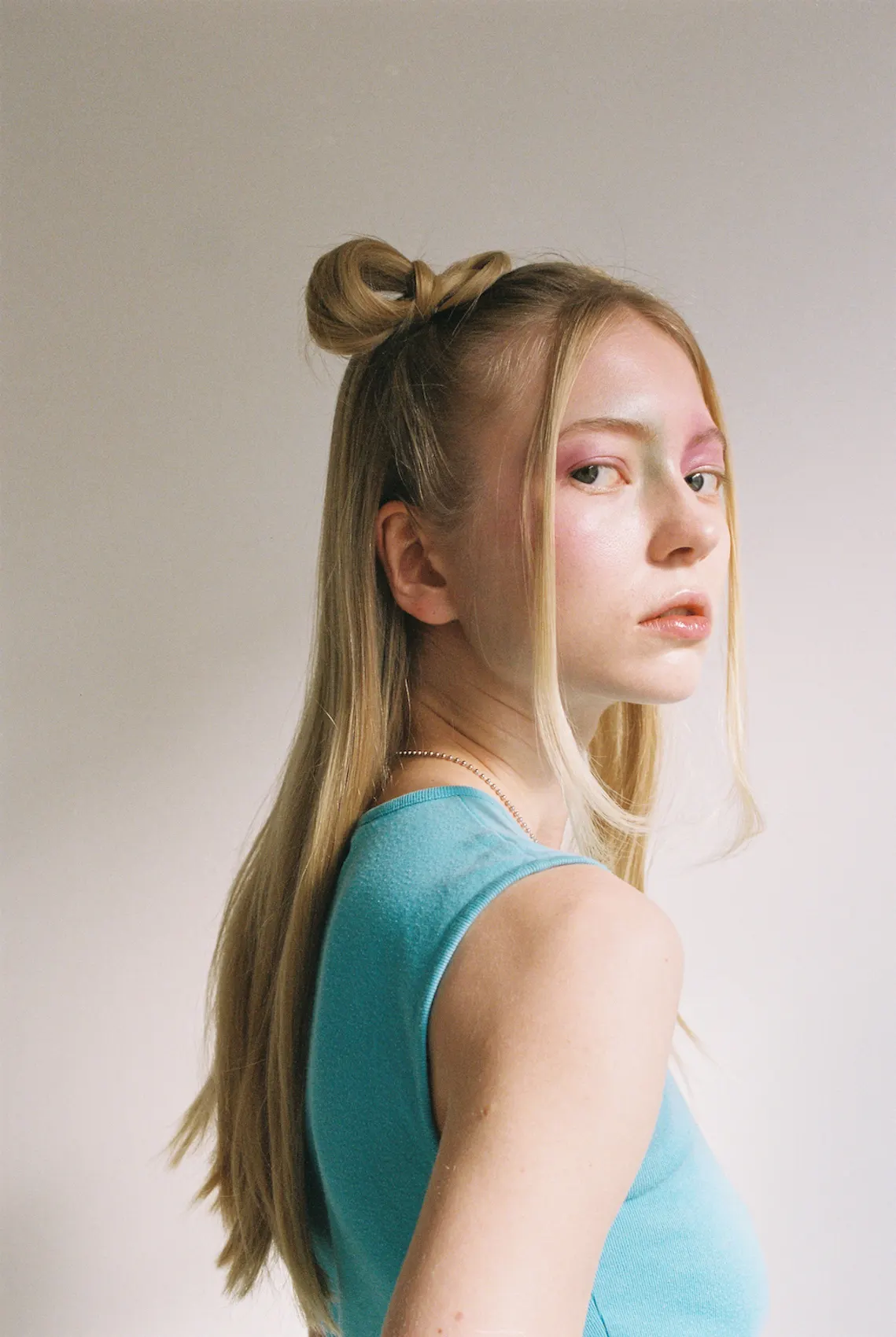 Sicky Magazine story photographed by Isaac Calpe, makeup and hair by Anastasiia Babii